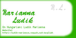 marianna ludik business card